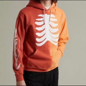 Candyman Split Dye Sweatshirt Orange Small